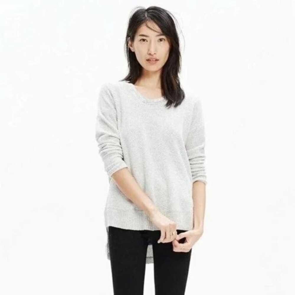 Madewell Chronicle Texture Pullover Sweater LG